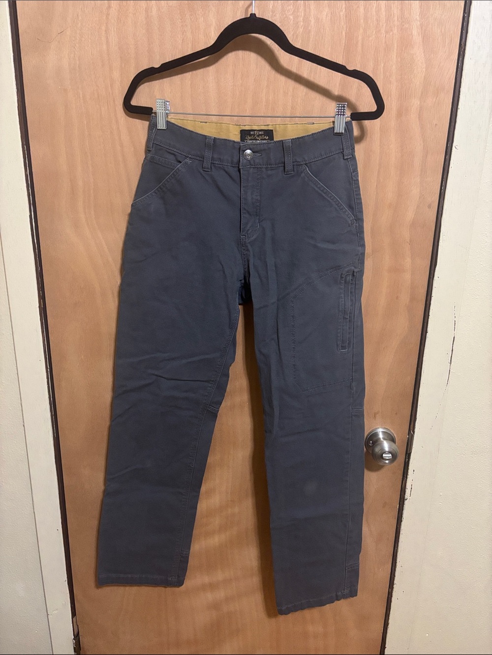 Noble Outfitters Women’s Cargo Work Pants in Charcoal Gray
